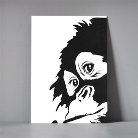 Postkort XL - Monkeyface
